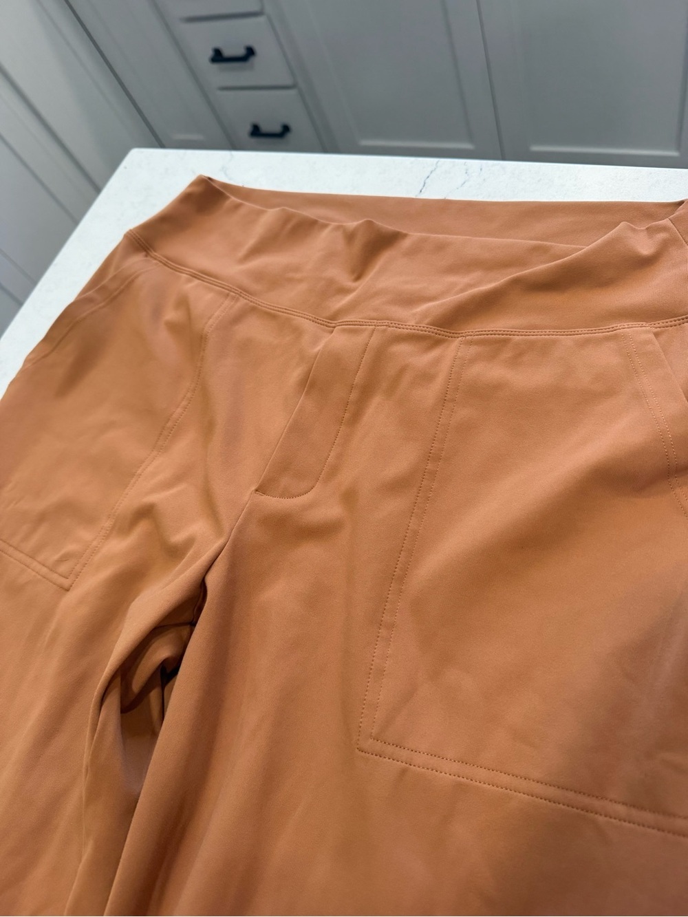 G4Free Ever Going Loose High Waist Business Casual Pants Women's XL  Brown Sugar - Picture 3 of 7